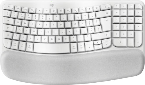 Logitech Wave Keys for Mac keyboard Home/Office Bluetooth QWERTY UK English White Logitech Wave Keys for Mac keyboard Home/Office Bluetooth QWERTY UK English White
